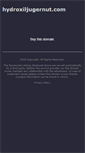 Mobile Screenshot of hydroxiljugernut.com